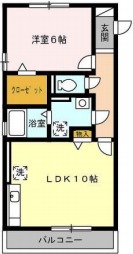 プレジール多米・203号室の間取り