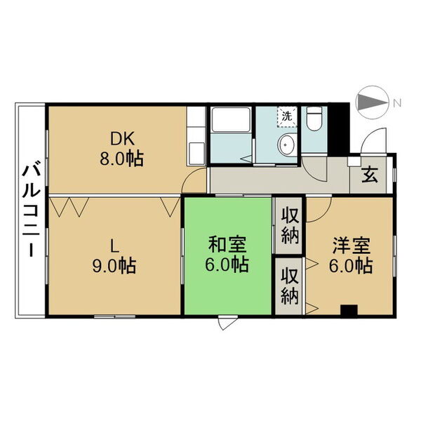 ベルヴューの間取り