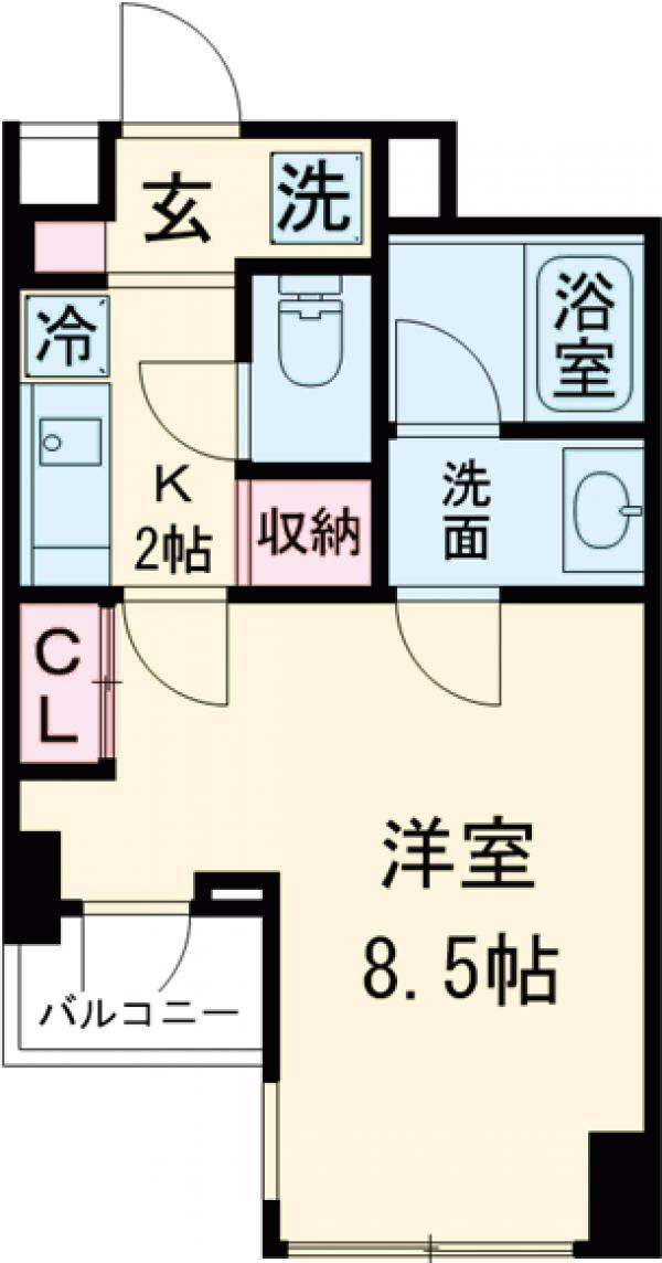 ユニフォート目黒中町の間取り