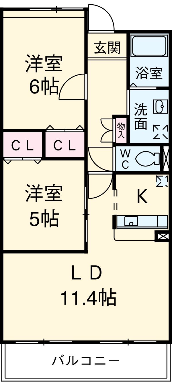 アネックス稲沢駅前の間取り