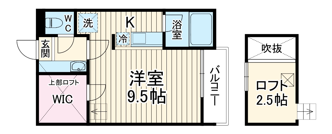 セザンヌ中央通の間取り