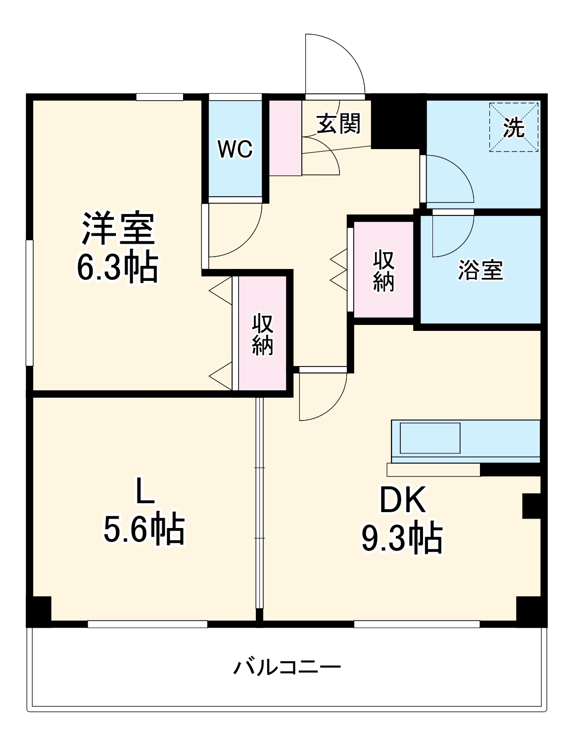 メゾンマイルドの間取り