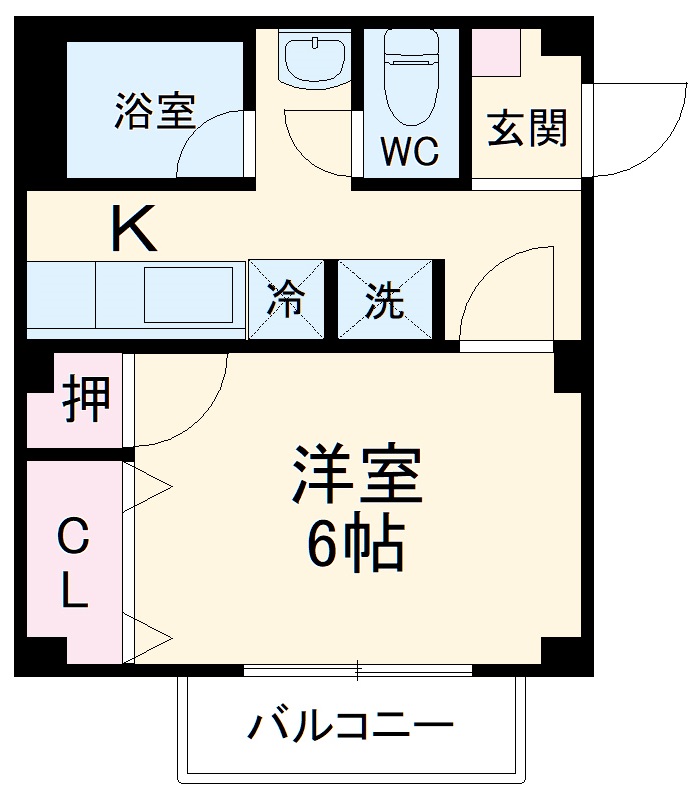 Ｓｕｒｐｌｕｓニワコーポ・201号室の間取り