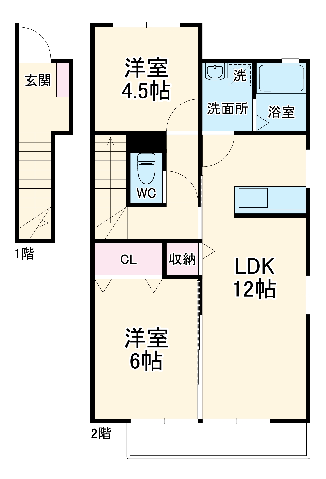 ボンフールの間取り