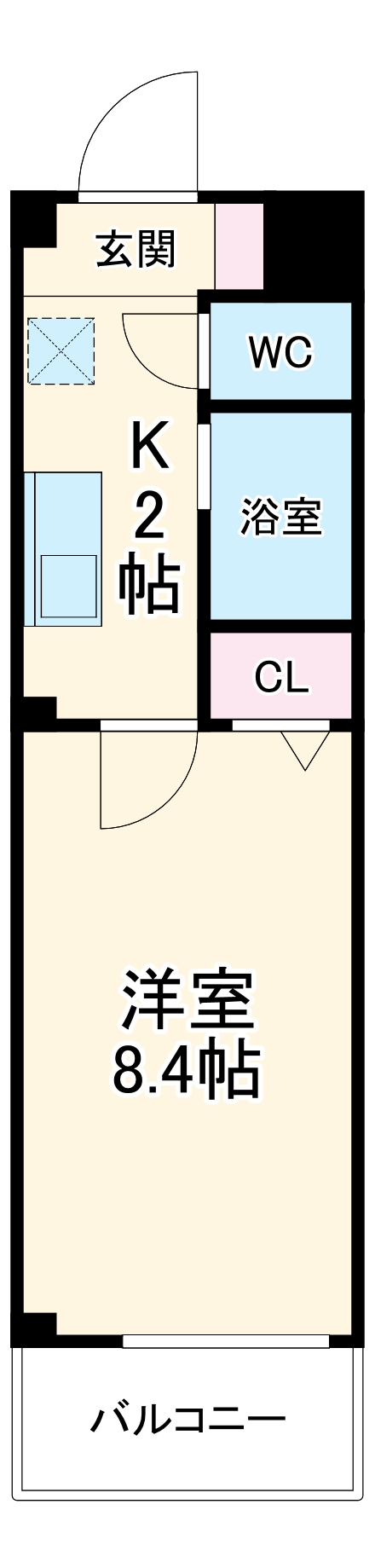 レジデンス司Ⅲの間取り