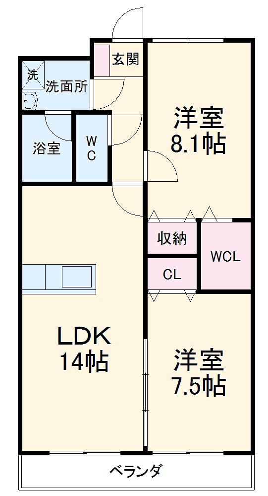 ドゥソールの間取り