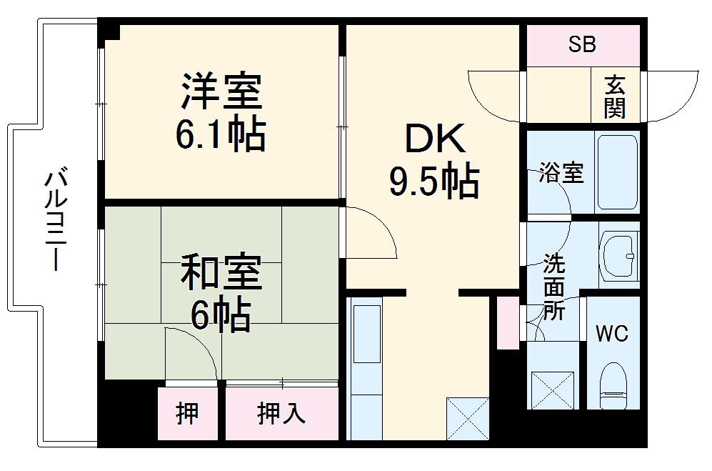 ベルクレエの間取り