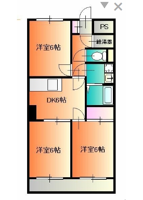 サンパレス綱島の間取り