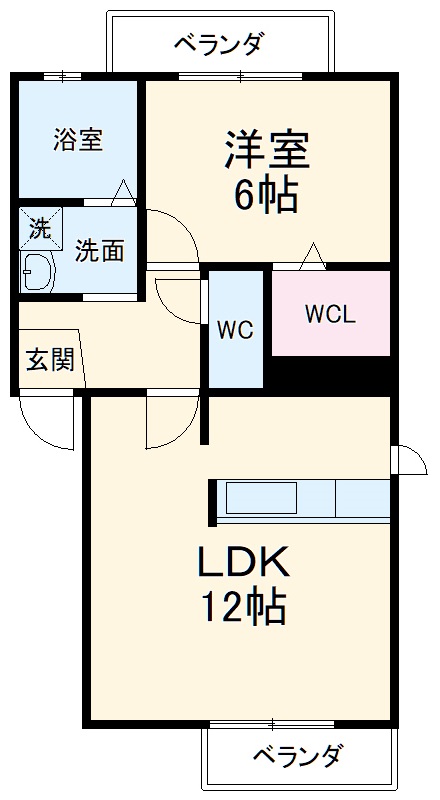 ベルカーサの間取り