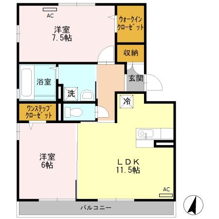 ノワール北島の間取り