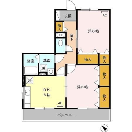 Blanc Village Aの間取り