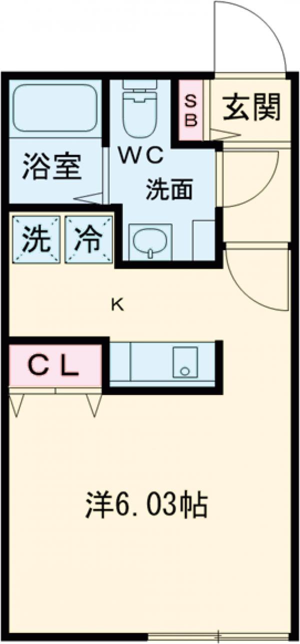 ZESTY豪徳寺の間取り
