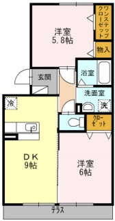 萌樹館の間取り