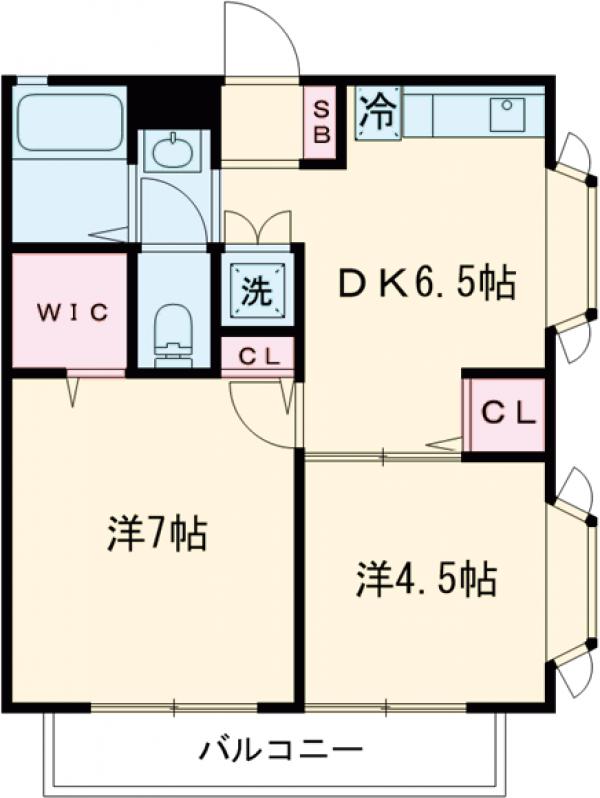 フォレスト等々力の間取り