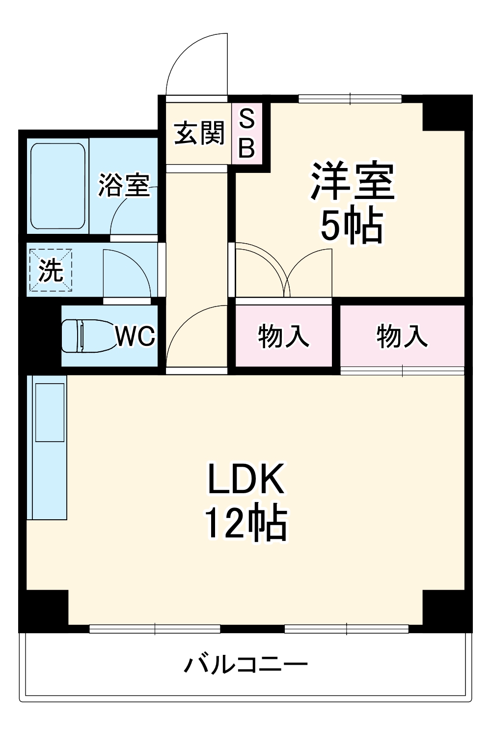 リナス美女木の間取り
