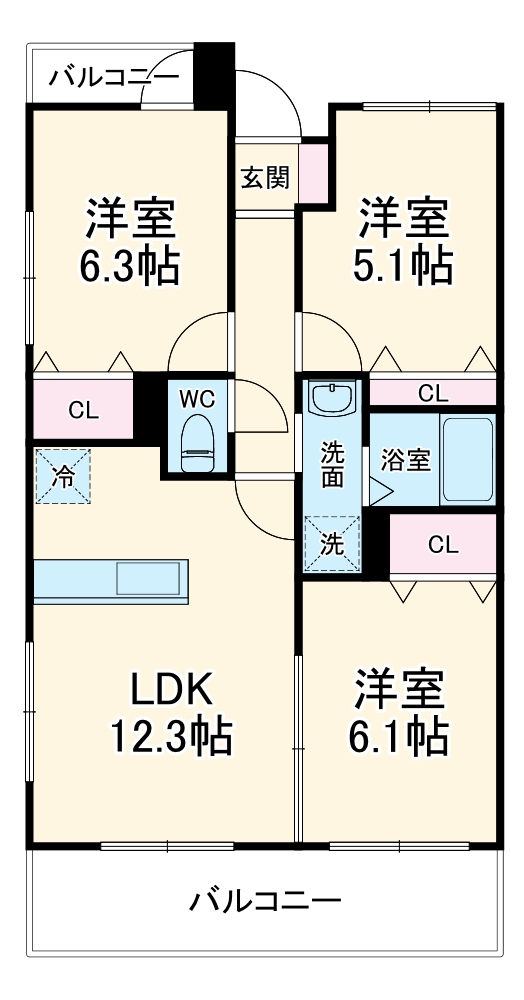 エトワールの間取り