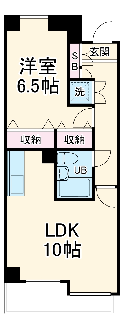 JUNヴィラ栄和の間取り