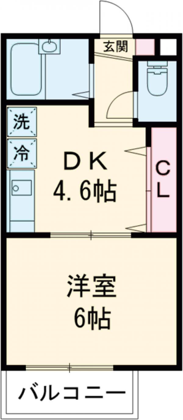 ハーヴェスト八雲の間取り