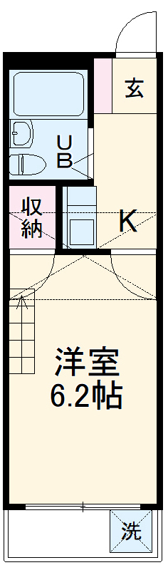 レオパレス南栄第4の間取り