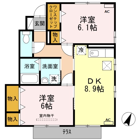 パークハウス　A棟の間取り