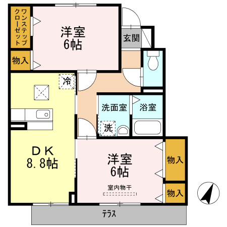 パークハウス　A棟の間取り