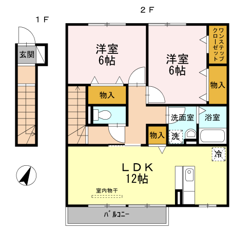 パークハウス A棟の間取り