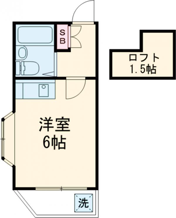コンドミニアム奥沢・205号室の間取り