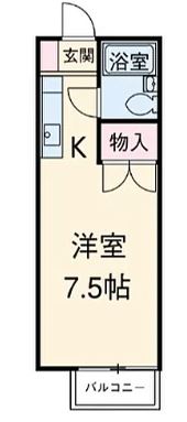 プリンスヒルCの間取り