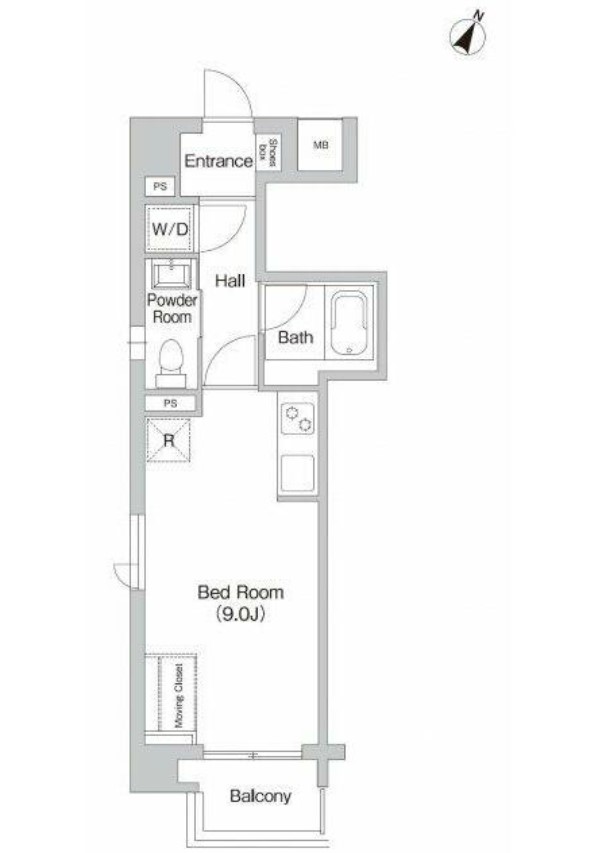 プライムアーバン三軒茶屋の間取り