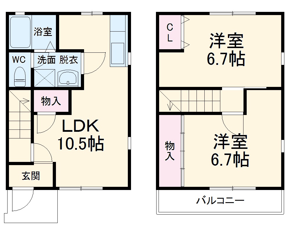 アクアマリンの間取り