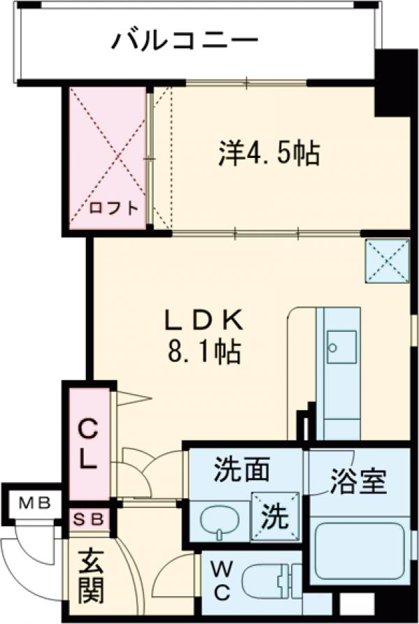 アクタス大橋ステーションタワーの間取り