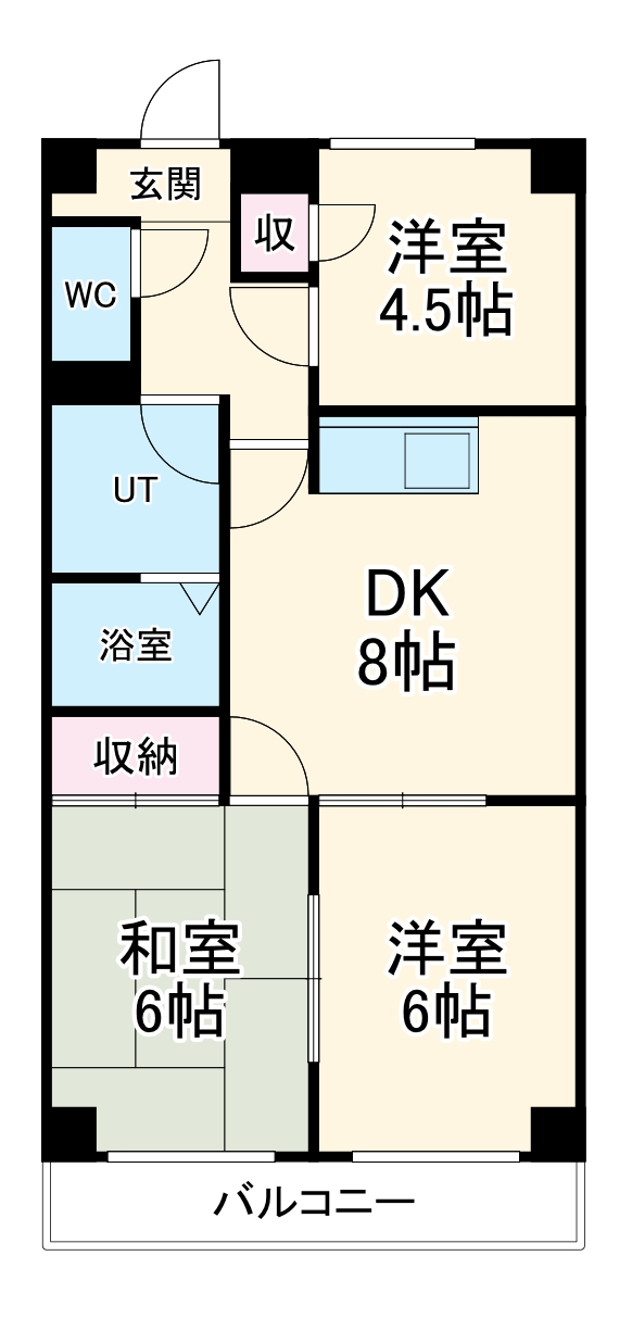 アピカル千王の間取り