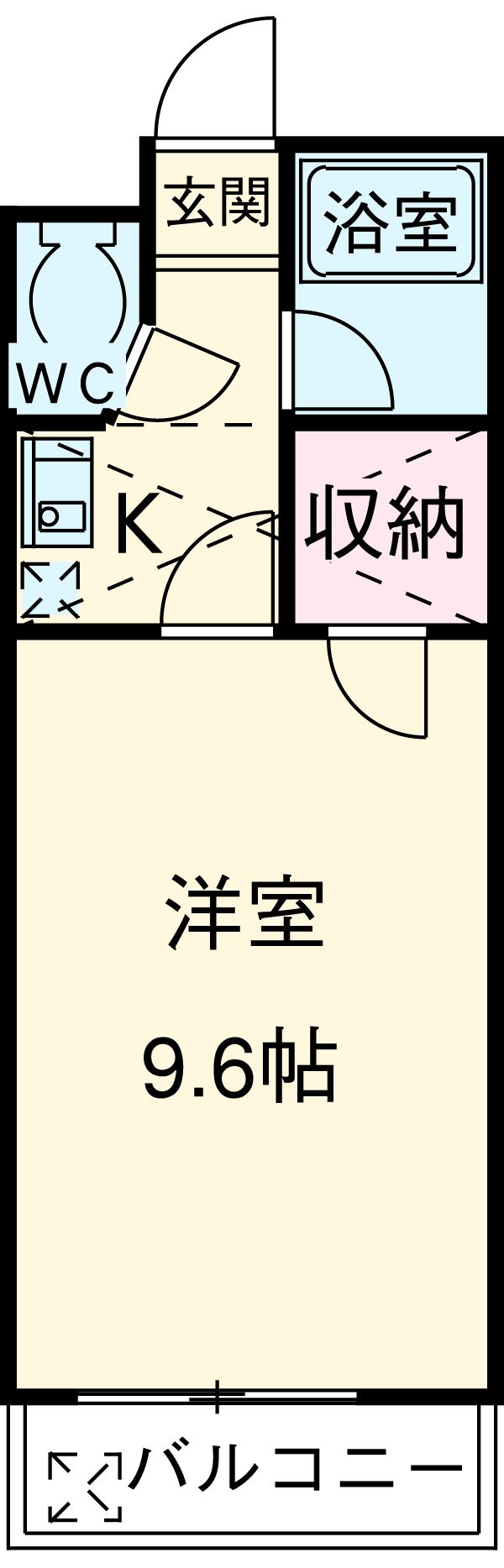 セザンヌ原町3の間取り