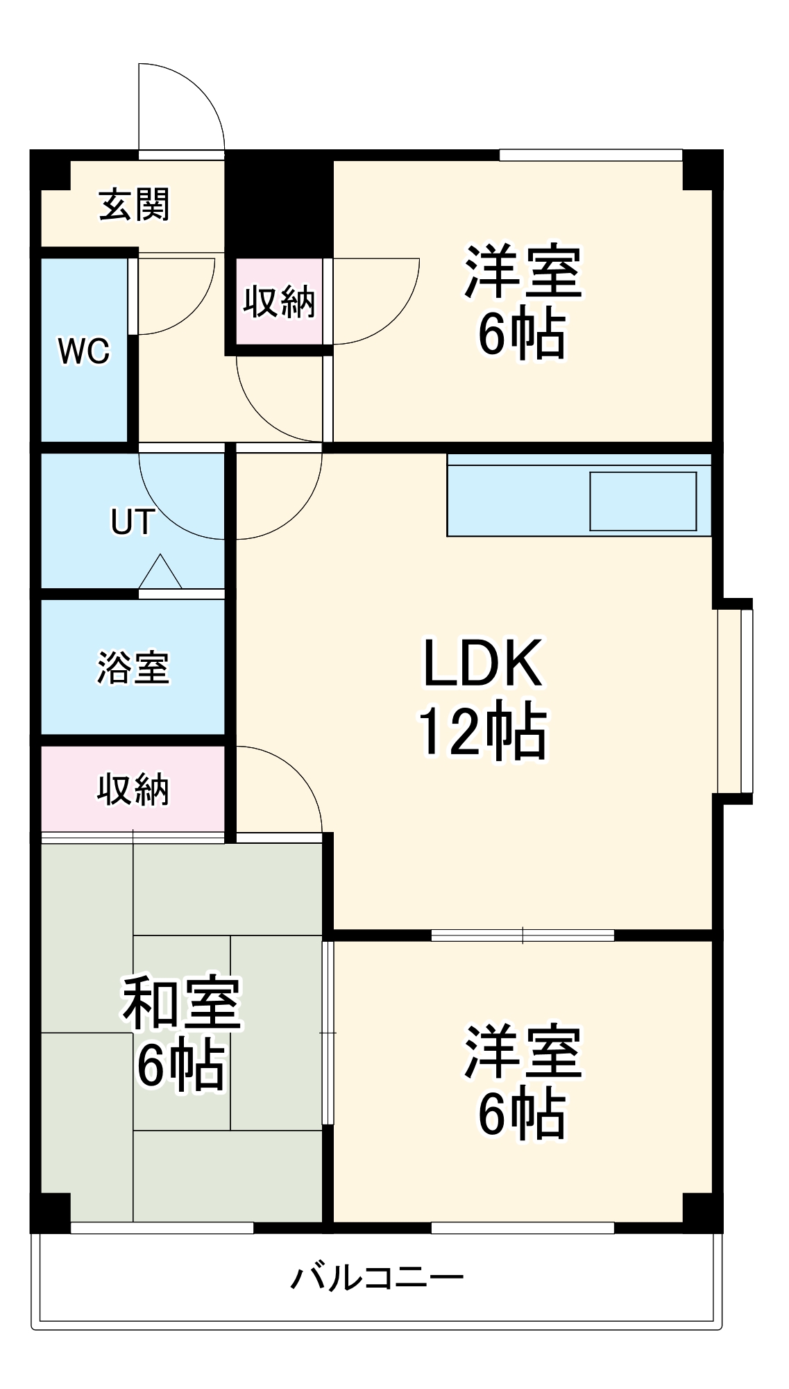 アピカル千王の間取り
