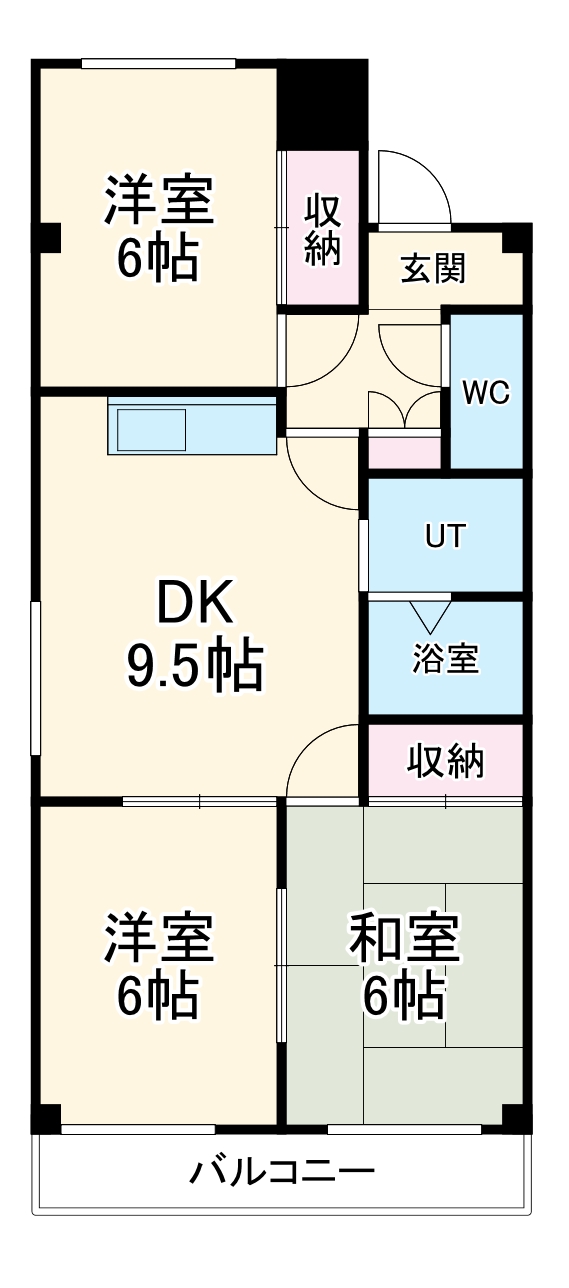 アピカル千王の間取り