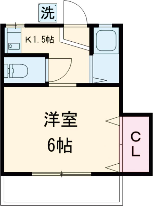 好日ハイツの間取り
