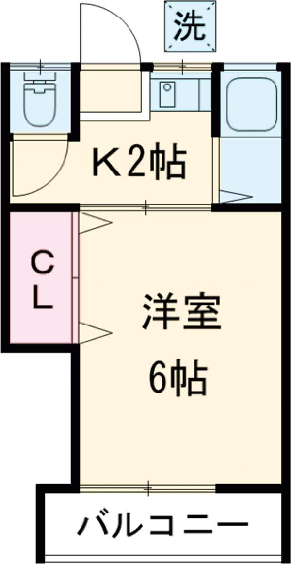 好日ハイツの間取り