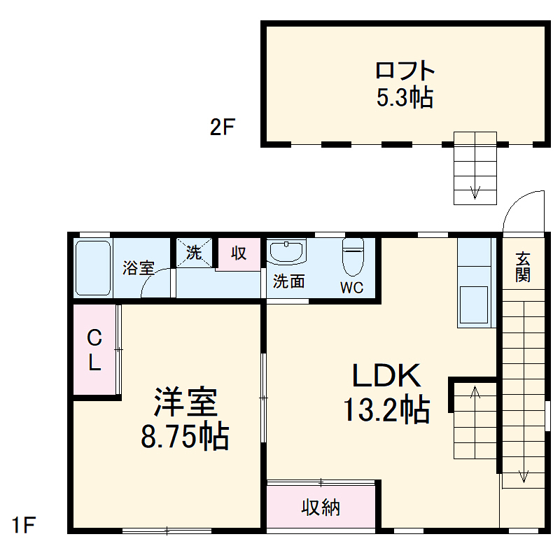 COURT M&M Ⅳの間取り