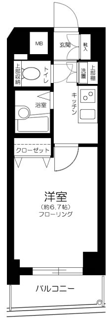 ステージファースト三軒茶屋Ⅱの間取り