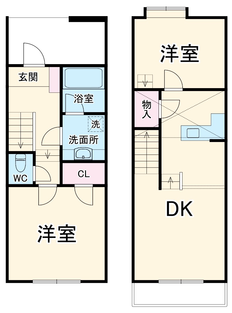 セザンヌ牟呂の間取り