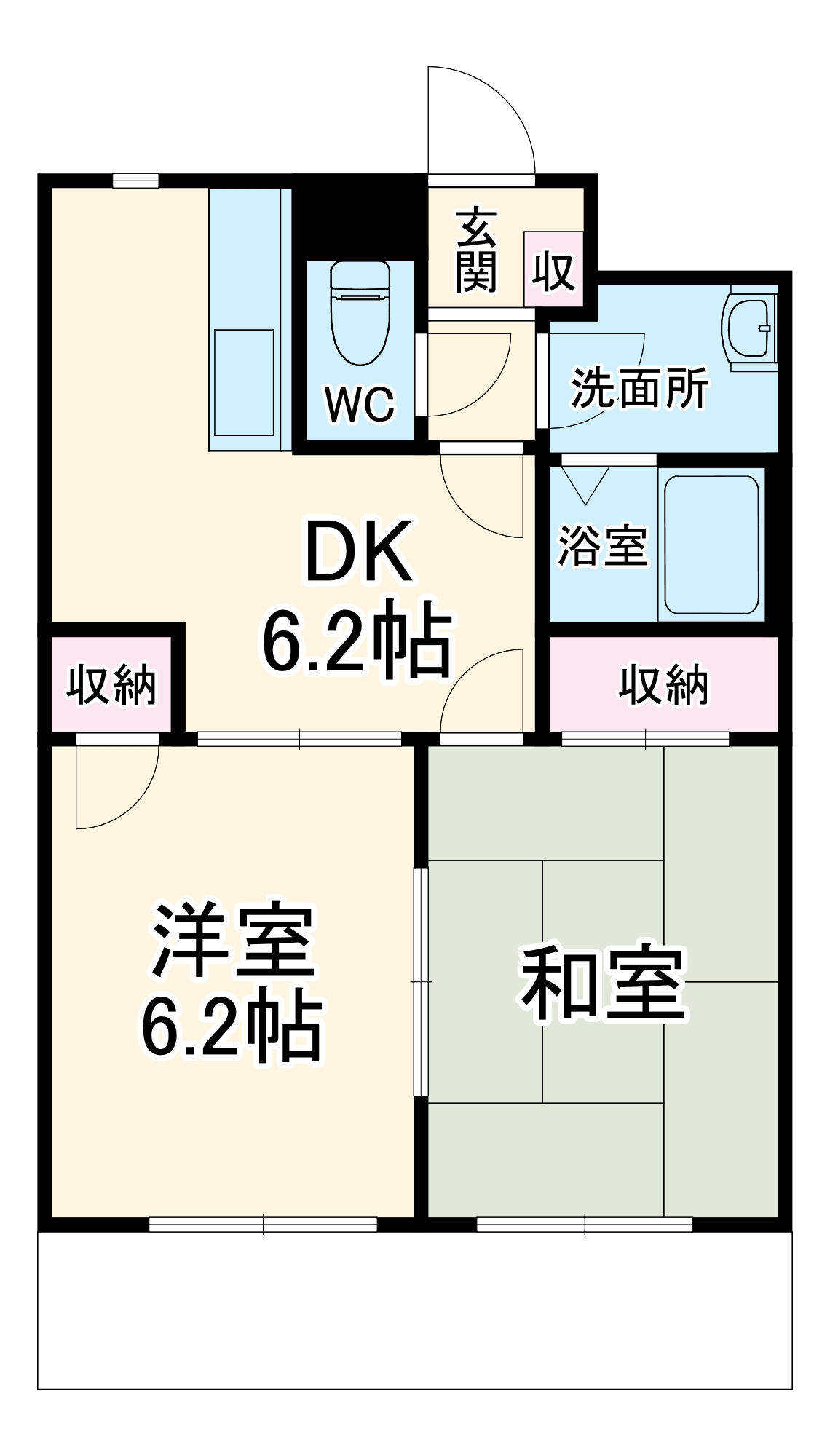 ドルフ桜丘の間取り
