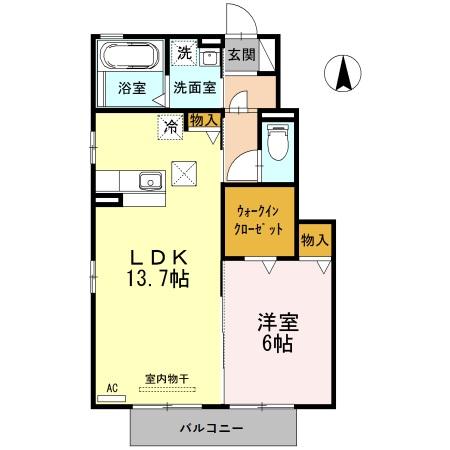 パティオ飯村の間取り