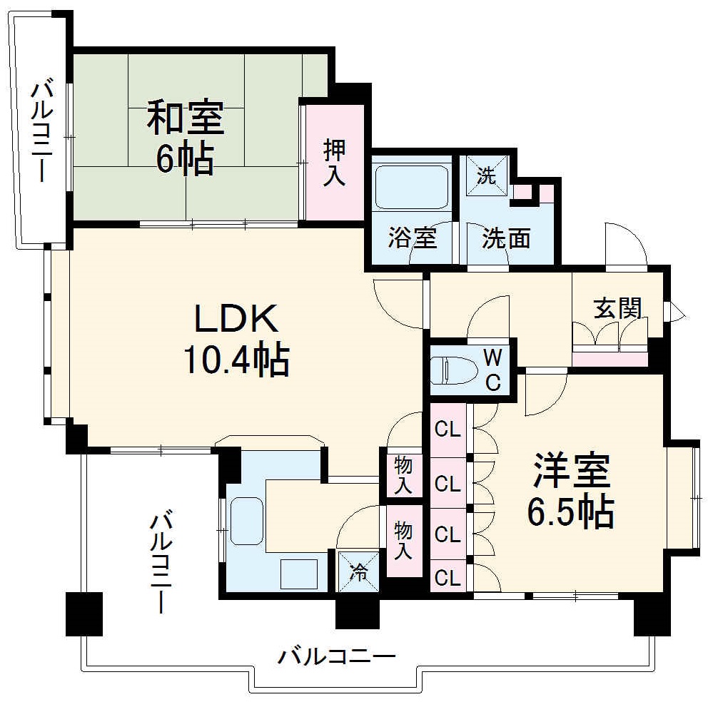 レジディア葛西の間取り