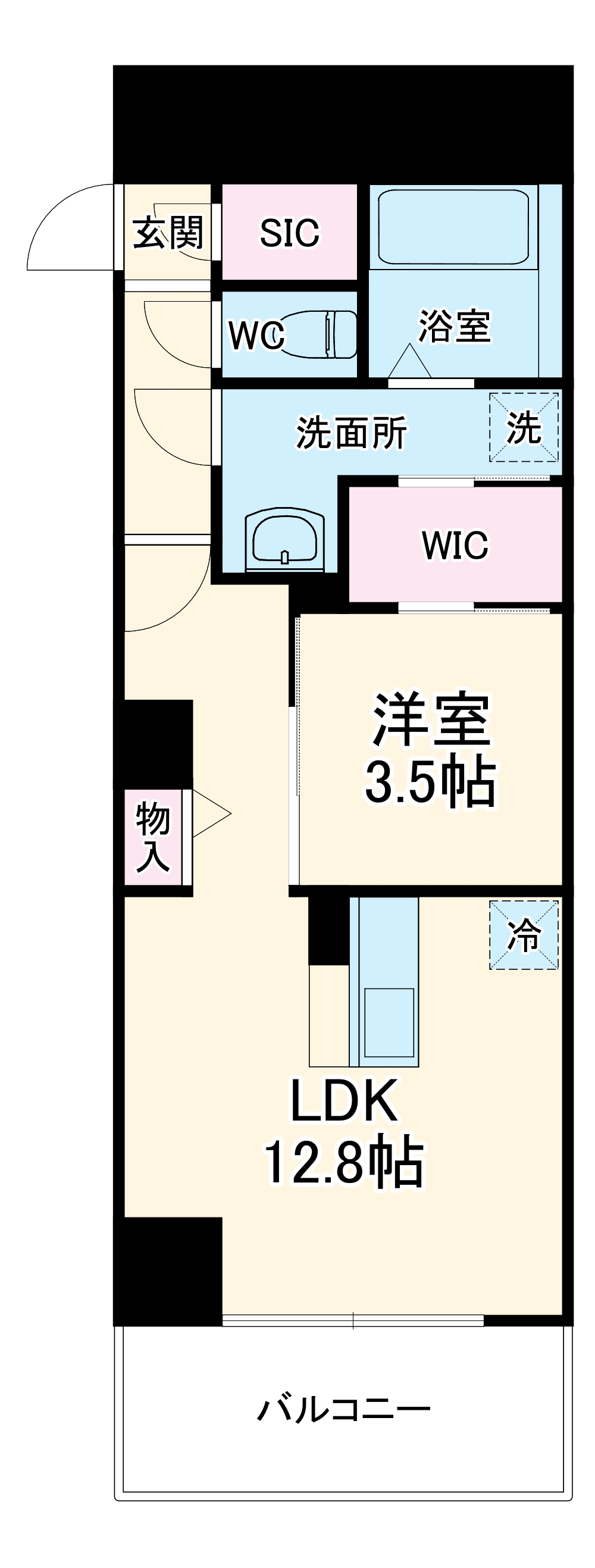 アン・ソレイユの間取り