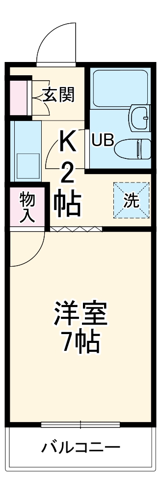 スカイビレッジアイセイの間取り