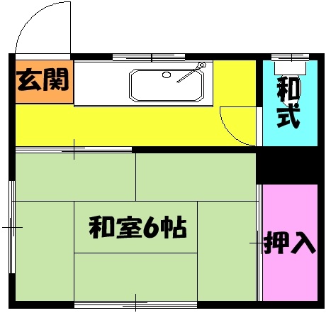 むつみ荘の間取り