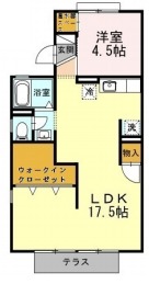 セジュールマルヤマ A棟の間取り
