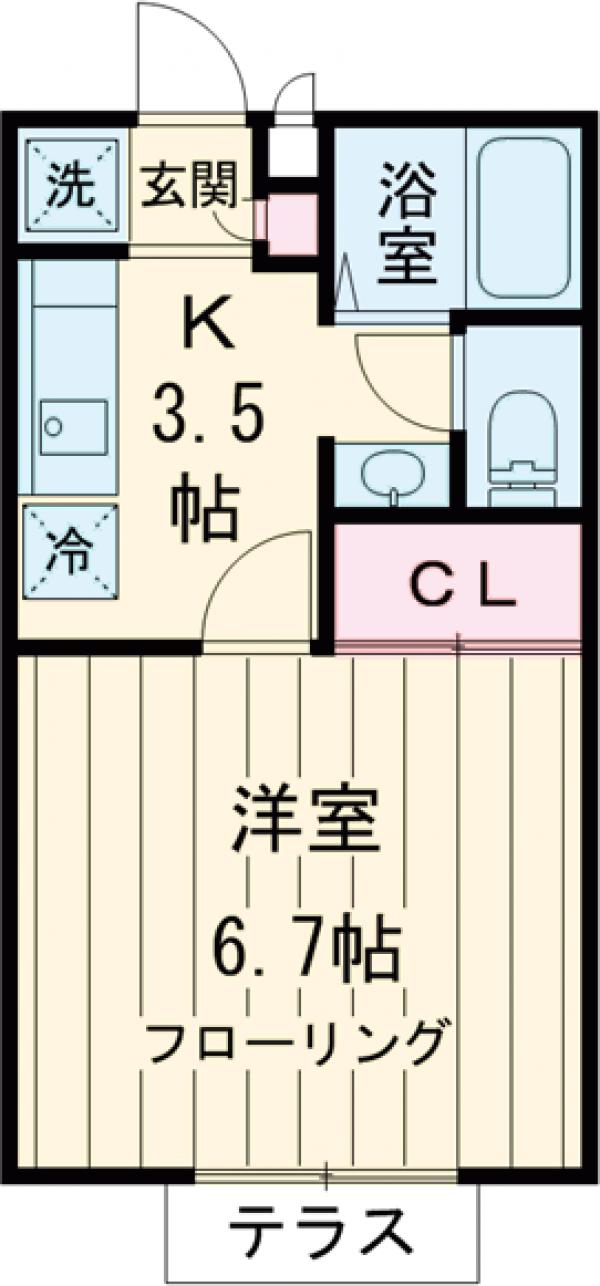 グリーンハイム(東が丘)の間取り