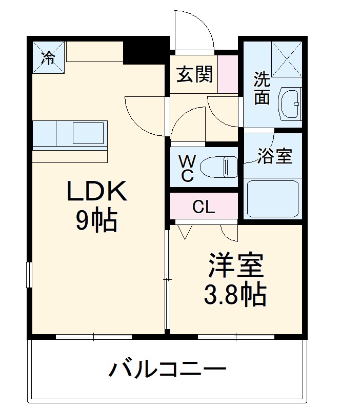 REGALO空港通の間取り