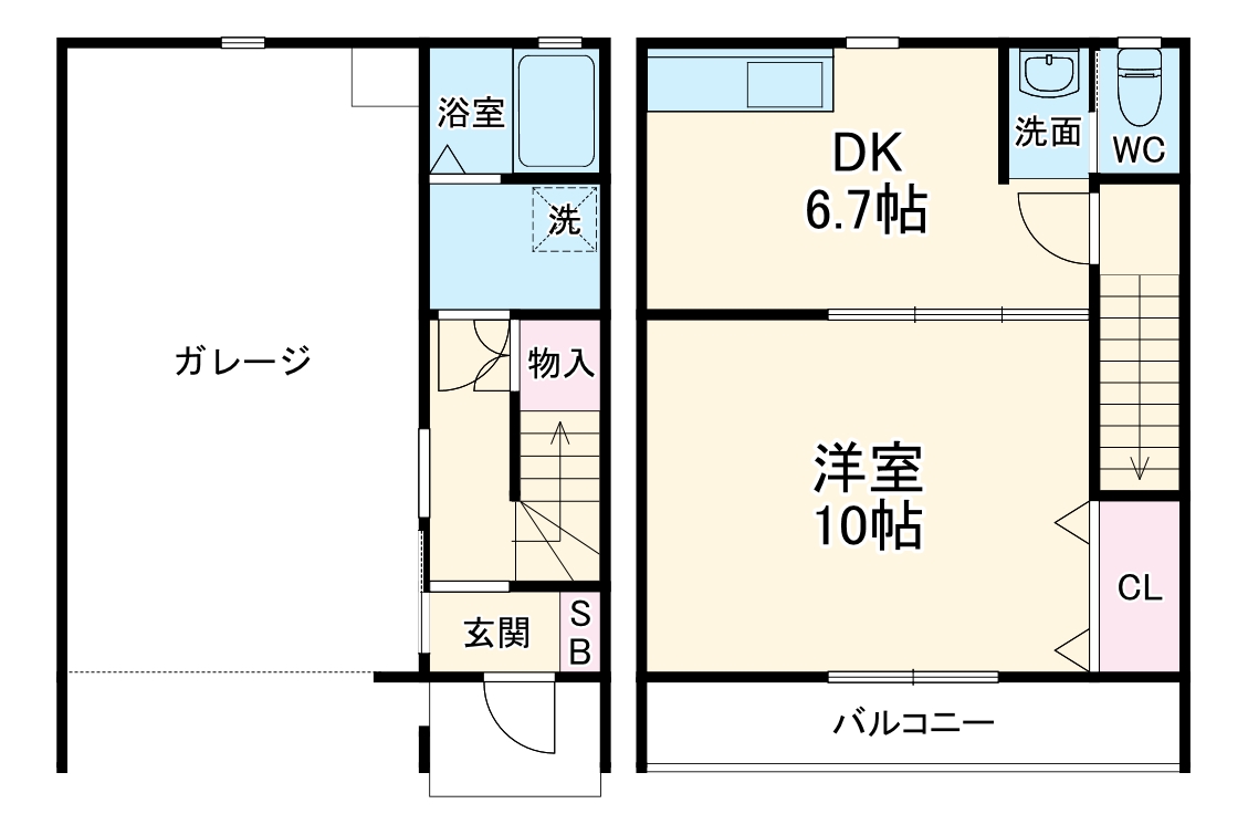 サンホークスの間取り